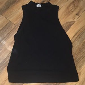 High neck crop top